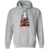 Spirited Away Kaonashi Cutout Colorful Hoodie