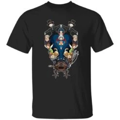 Howl’s Moving Castle Characters Mirror T Shirt -Ghibli redirect03042021140322 11