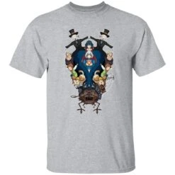Howl’s Moving Castle Characters Mirror T Shirt -Ghibli redirect03042021140322 17 1