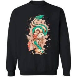 Princess Mononoke On The Dragon Sweatshirt -Ghibli redirect03302021150322 2 1