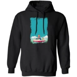 Ponyo And Sosuke On Boat Hoodie -Ghibli redirect04022021150452 2 1