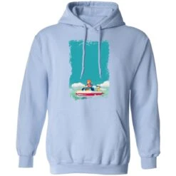 Ponyo And Sosuke On Boat Hoodie -Ghibli redirect04022021150452 5 1