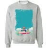 Ponyo And Sosuke On Boat Sweatshirt