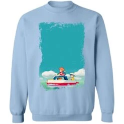 Ponyo And Sosuke On Boat Sweatshirt -Ghibli redirect04032021020458 7