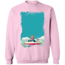 Ponyo And Sosuke On Boat Sweatshirt -Ghibli redirect04032021020458 8