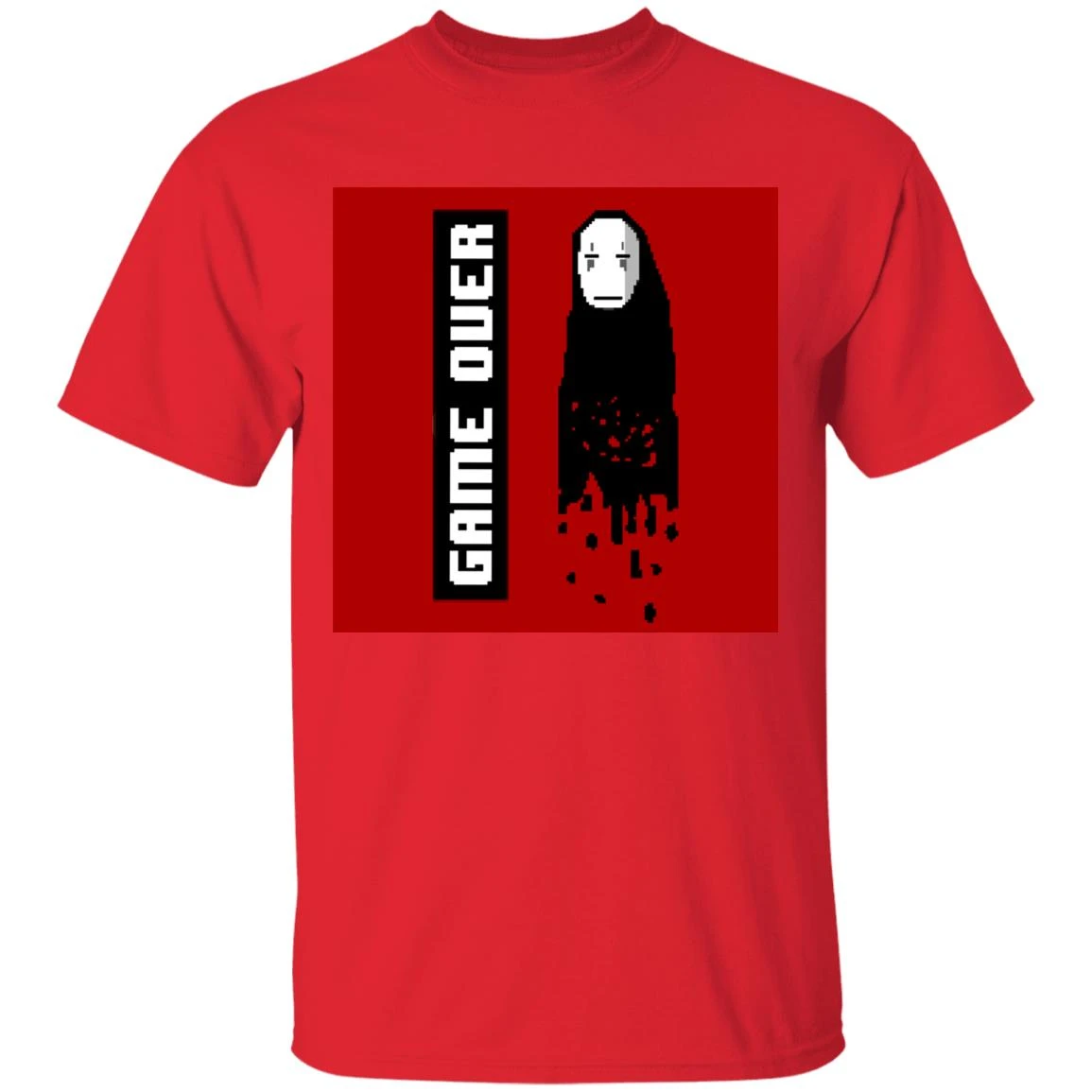 Spirited Away No Face 8 BIT Game Over T Shirt 8 Spirited Away No Face 8 BIT Game Over T Shirt - Image 8