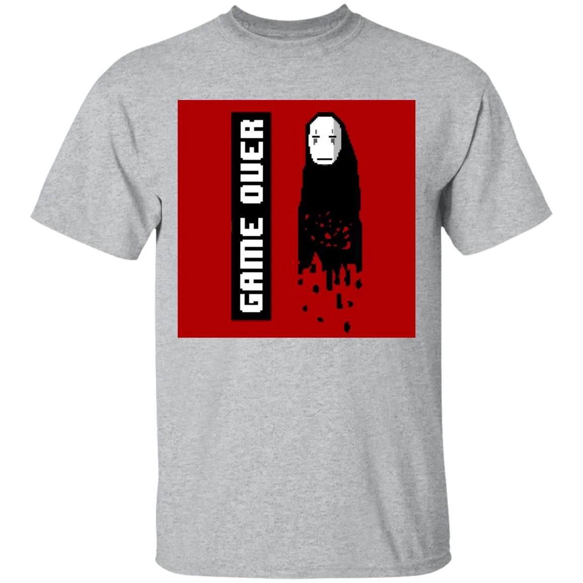 Spirited Away No Face 8 BIT Game Over T Shirt 9 Spirited Away No Face 8 BIT Game Over T Shirt - Image 9