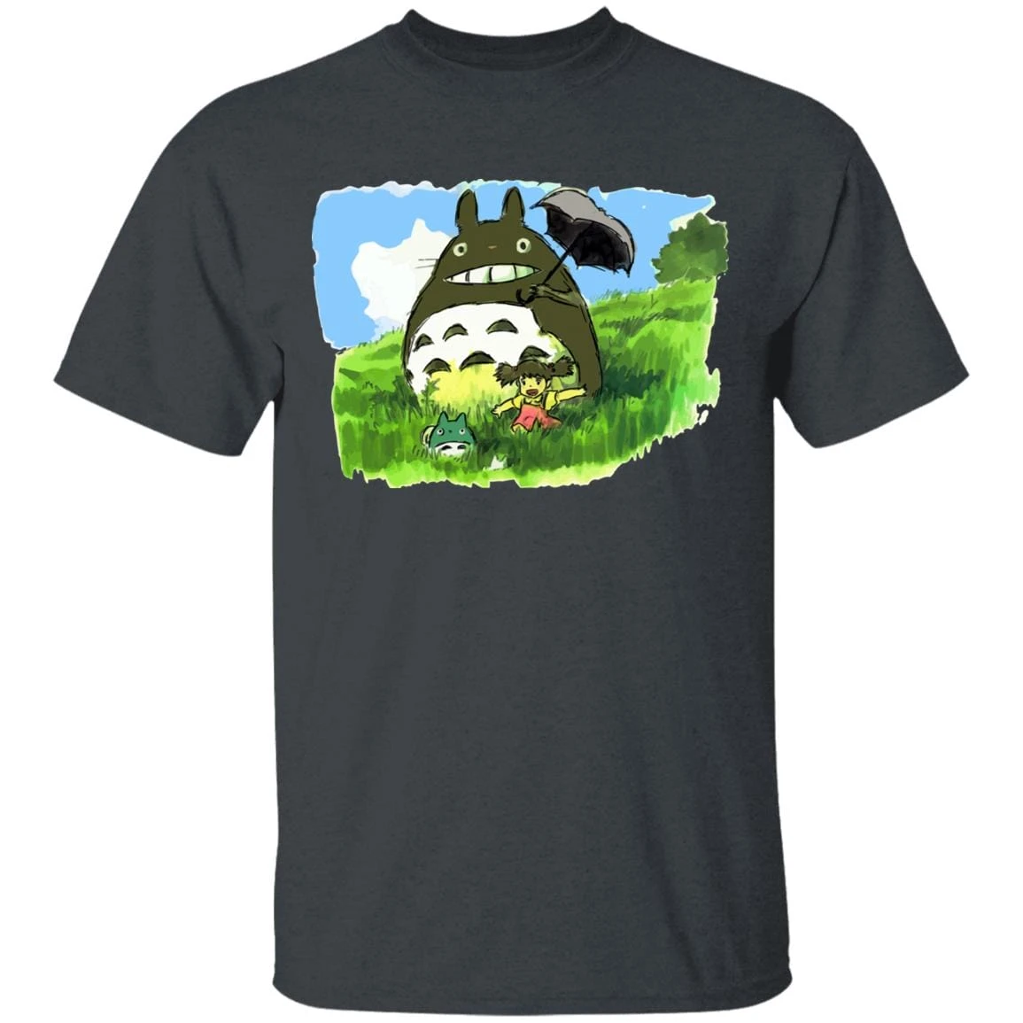 My Neighbor Totoro WaterColor T Shirt Unisex 4 My Neighbor Totoro WaterColor T Shirt Unisex - Image 4