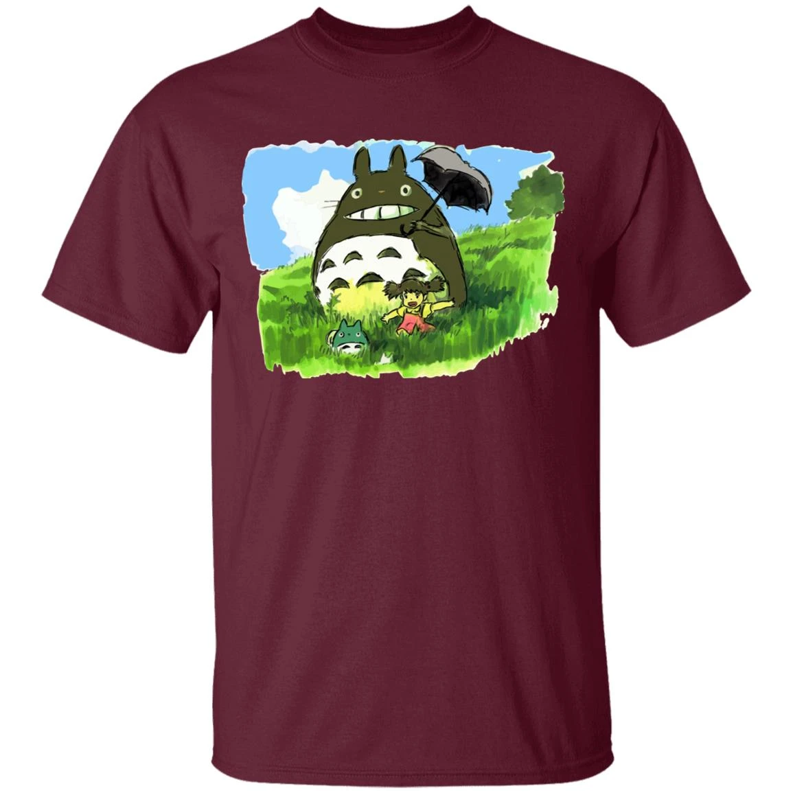 My Neighbor Totoro WaterColor T Shirt Unisex 6 My Neighbor Totoro WaterColor T Shirt Unisex - Image 6