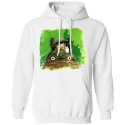 My Neighbor Totoro & Mei Water Color Art Hoodie -Ghibli redirect04152021140426 8