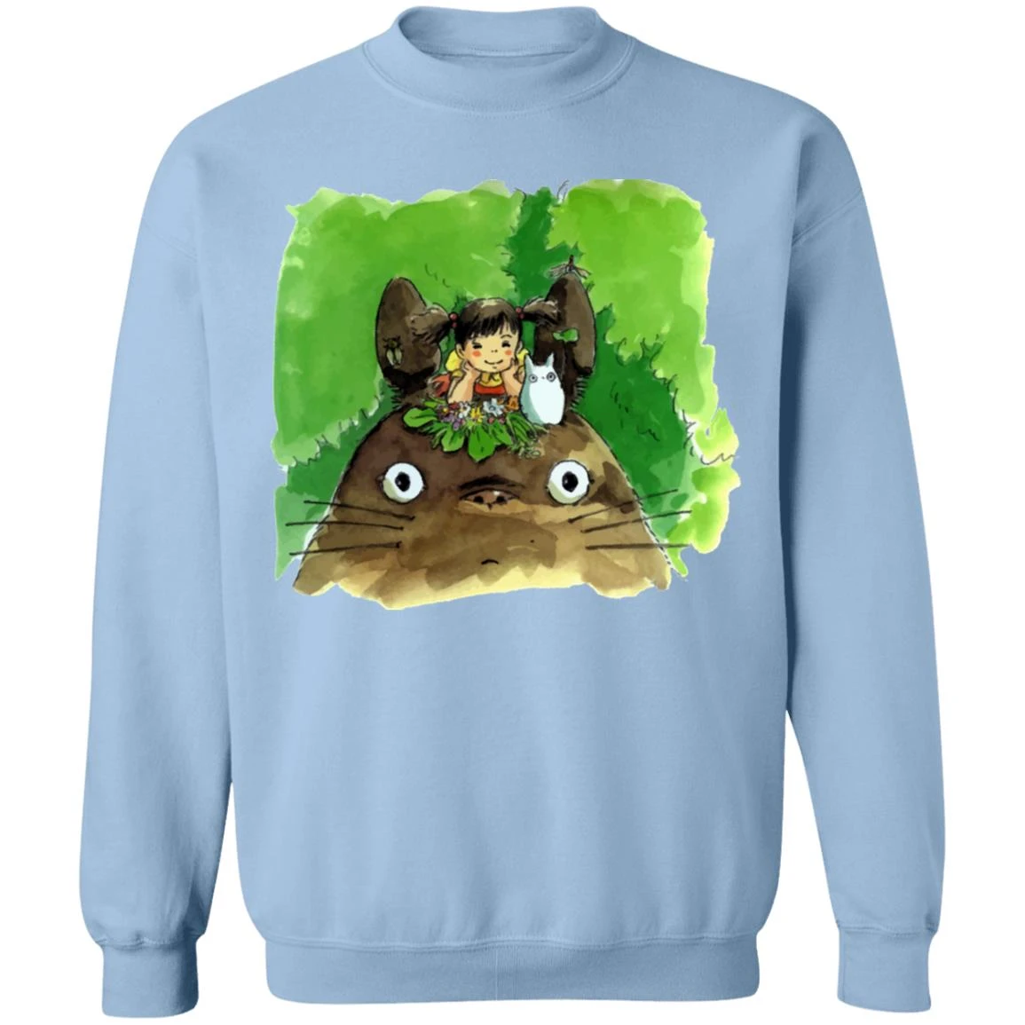 My Neighbor Totoro & Mei Water Color Art Sweatshirt 8 My Neighbor Totoro & Mei Water Color Art Sweatshirt - Image 8