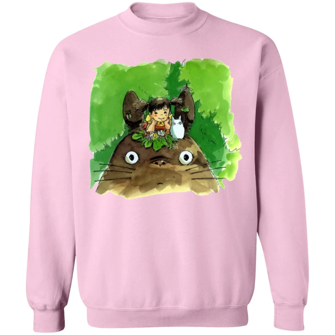 My Neighbor Totoro & Mei Water Color Art Sweatshirt 9 My Neighbor Totoro & Mei Water Color Art Sweatshirt - Image 9