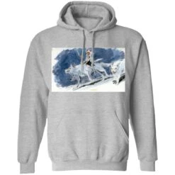 Princess Mononoke Water Color Art Hoodie Unisex