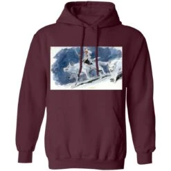 Princess Mononoke Water Color Art Hoodie Unisex -Ghibli redirect04182021150444 7