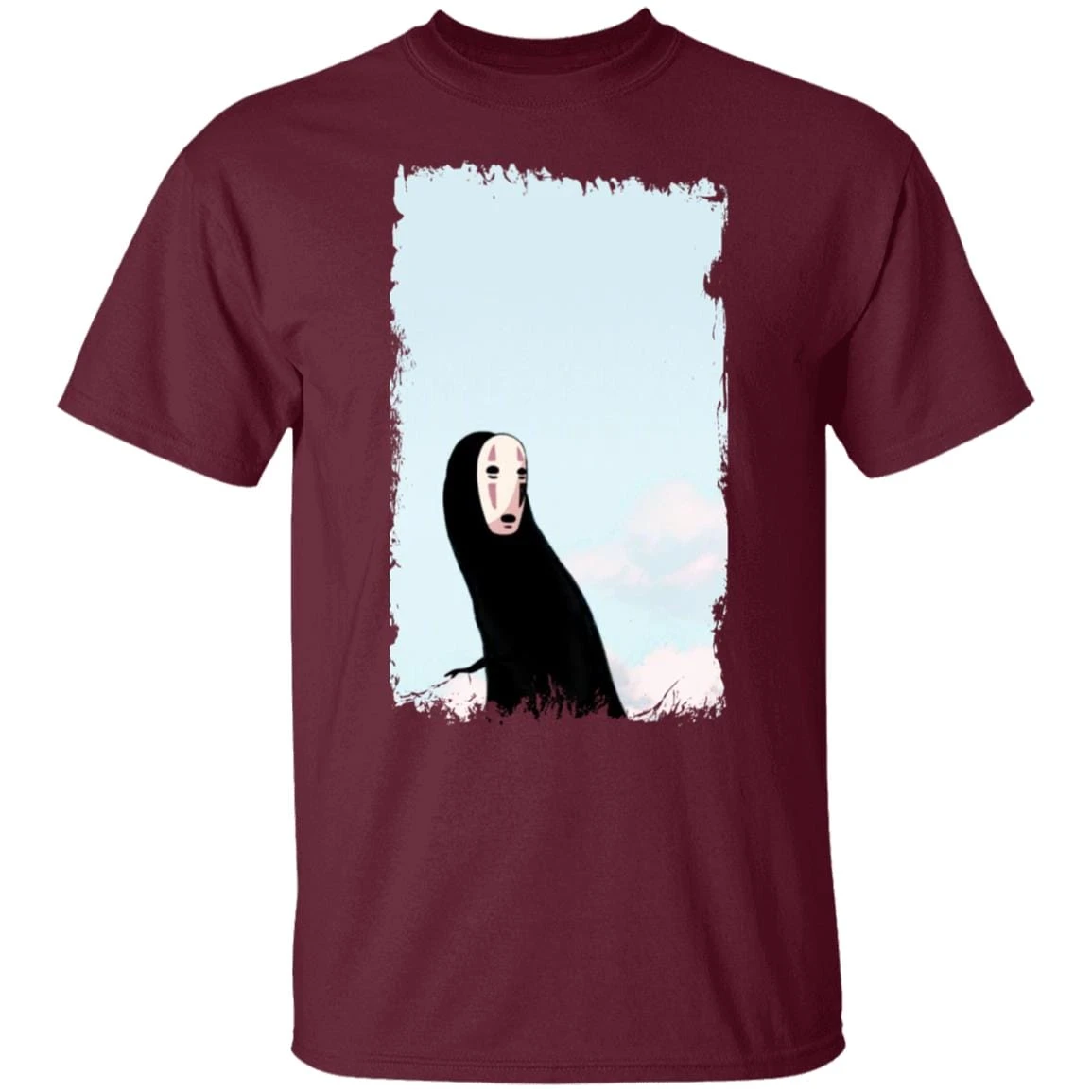 Spirited Away Kaonashi No Face Look Back T Shirt 14 Spirited Away Kaonashi No Face Look Back T Shirt - Image 14