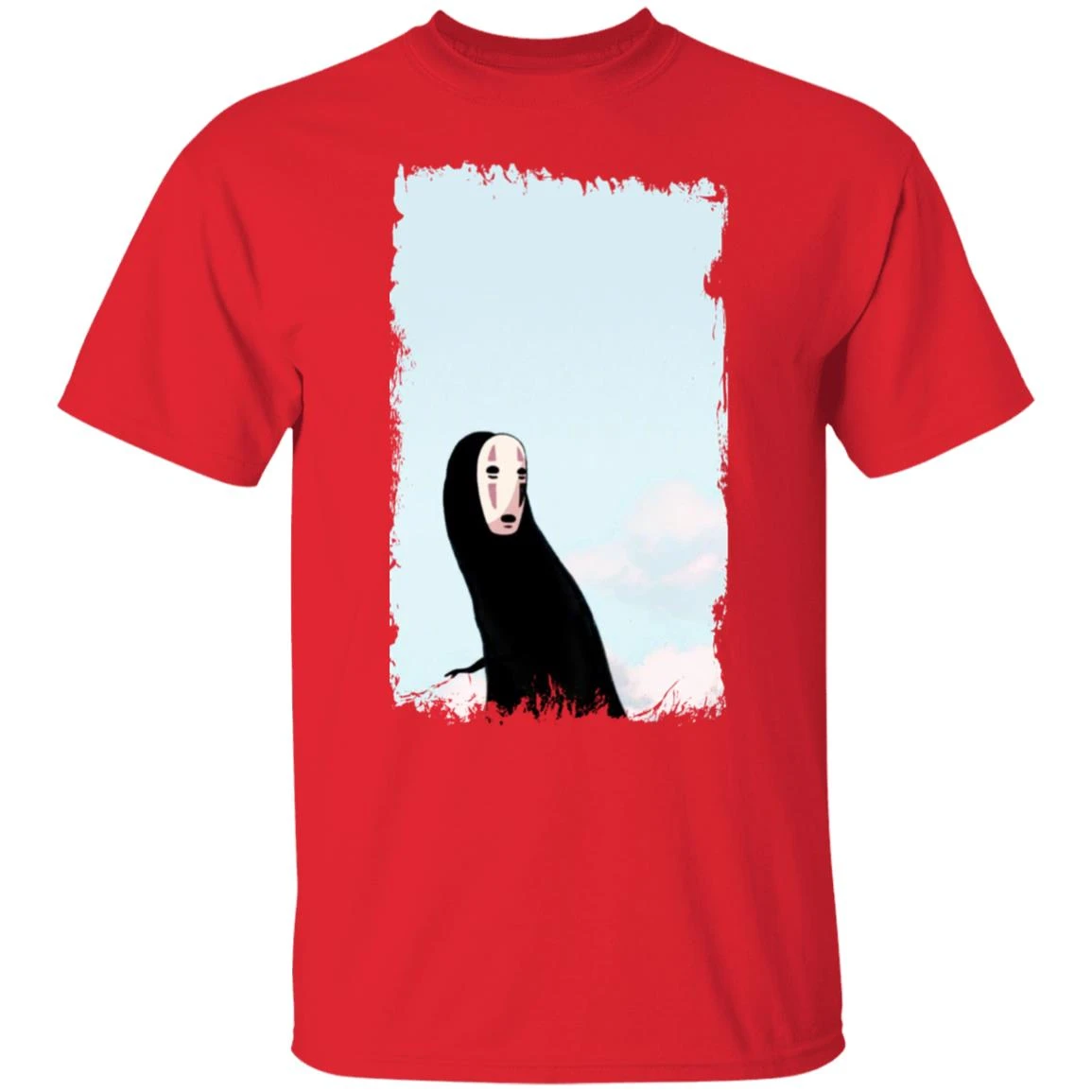 Spirited Away Kaonashi No Face Look Back T Shirt 16 Spirited Away Kaonashi No Face Look Back T Shirt - Image 16