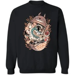 Totoro Daruma And Ghibli Friends Sweatshirt -Ghibli redirect05092021140506 2