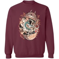Totoro Daruma And Ghibli Friends Sweatshirt -Ghibli redirect05092021140506 3