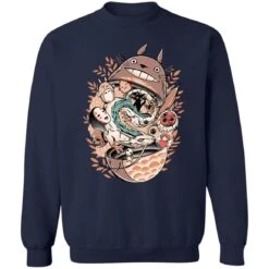 Totoro Daruma And Ghibli Friends Sweatshirt -Ghibli redirect05092021140506 4 1