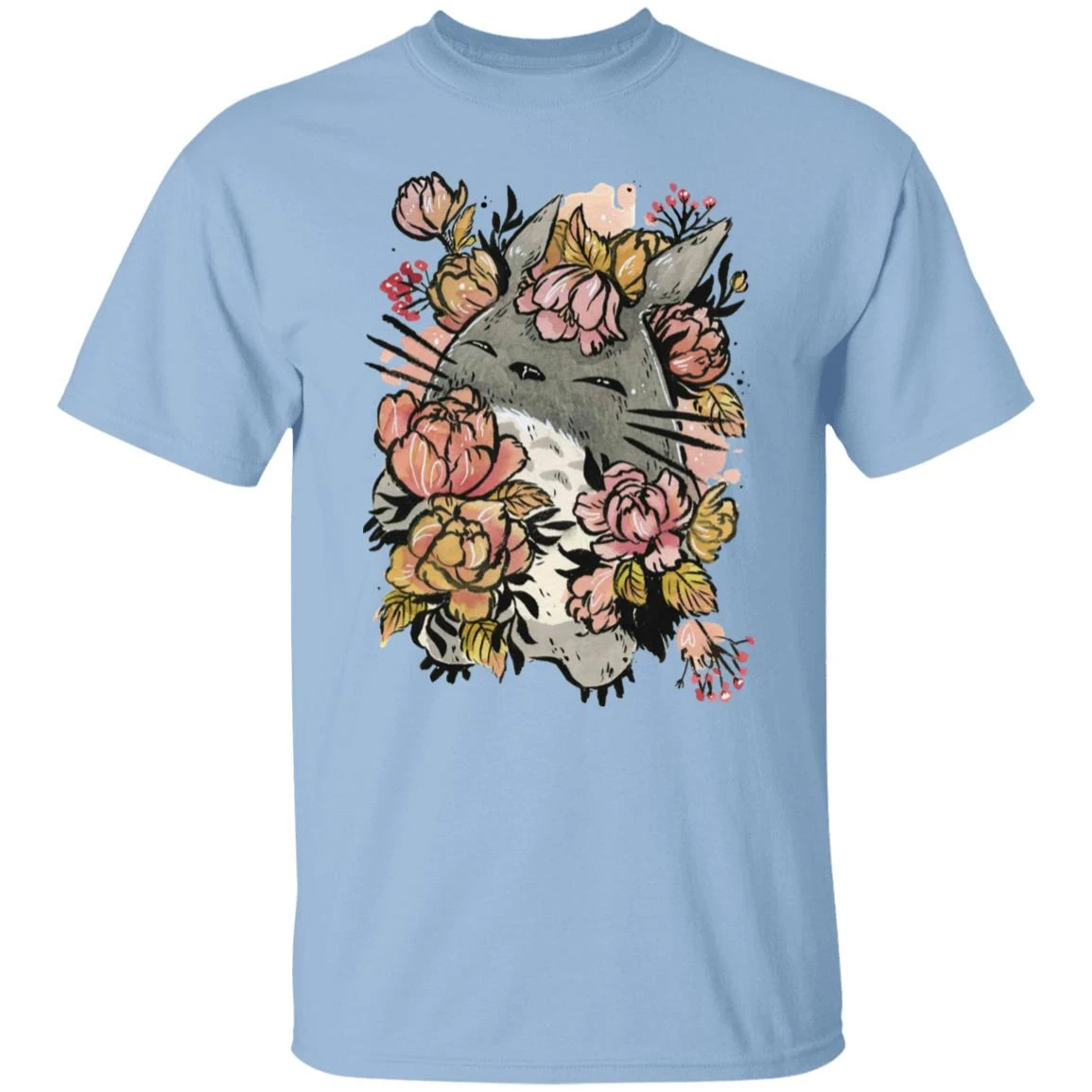 Totoro By The Flowers T Shirt 12 Totoro By The Flowers T Shirt - Image 12