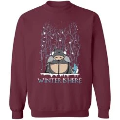 Totoro Game Of Throne Winter Is Here Sweatshirt -Ghibli redirect05162021150523 3 1