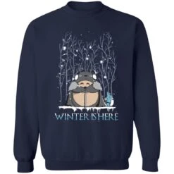 Totoro Game Of Throne Winter Is Here Sweatshirt -Ghibli redirect05162021150523 4 1