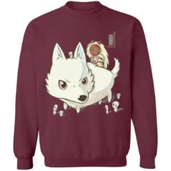 Princess Mononoke And The Wolf Cute Chibi Version Sweatshirt -Ghibli redirect05162021150540 12 1