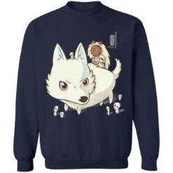 Princess Mononoke And The Wolf Cute Chibi Version Sweatshirt -Ghibli redirect05162021150540 13