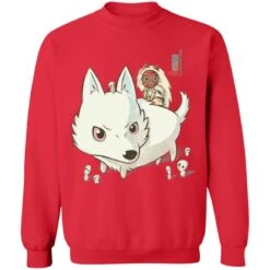 Princess Mononoke And The Wolf Cute Chibi Version Sweatshirt -Ghibli redirect05162021150540 14