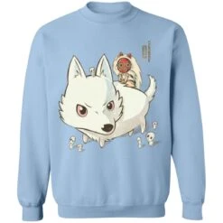 Princess Mononoke And The Wolf Cute Chibi Version Sweatshirt -Ghibli redirect05162021150540 16 1