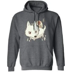 Princess Mononoke And The Wolf Cute Chibi Version Hoodie -Ghibli redirect05162021150550 4 1