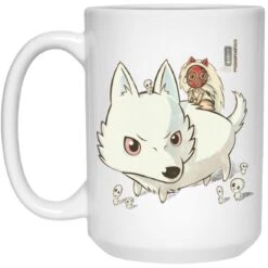 Princess Mononoke And The Wolf Cute Chibi Version Mug -Ghibli redirect05162021150557 1 1