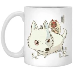 Princess Mononoke And The Wolf Cute Chibi Version Mug -Ghibli redirect05162021150557 2