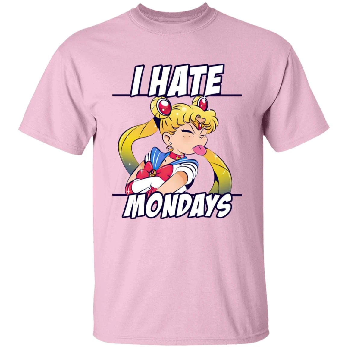 Sailor Moon – I Hate Mondays T Shirt 5 Sailor Moon – I Hate Mondays T Shirt - Image 5