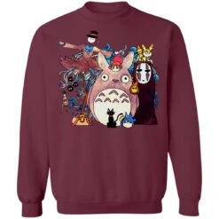 Studio Ghibli Characters Sweatshirt -Ghibli redirect06262021160634 3 1