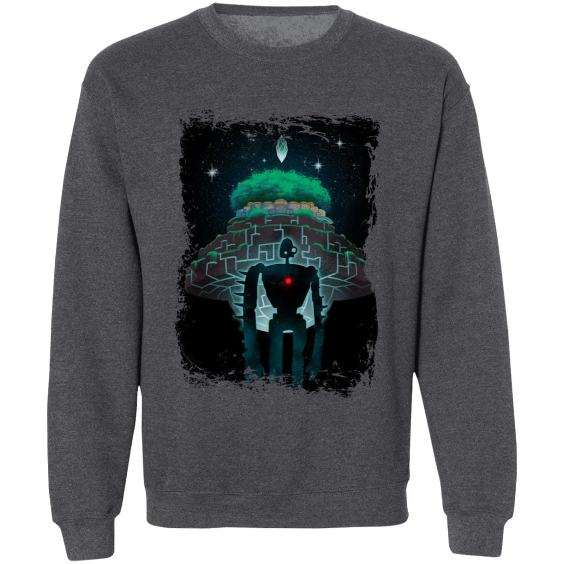 Laputa: Castle In The Sky Night Time Sweatshirt 11 Laputa: Castle In The Sky Night Time Sweatshirt - Image 11