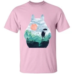 Totoro On The Line Lanscape T Shirt -Ghibli redirect07122021140736 4 1