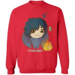 Howl’s Moving Castle – Howl Chibi Sweatshirt -Ghibli redirect07272021150748 5