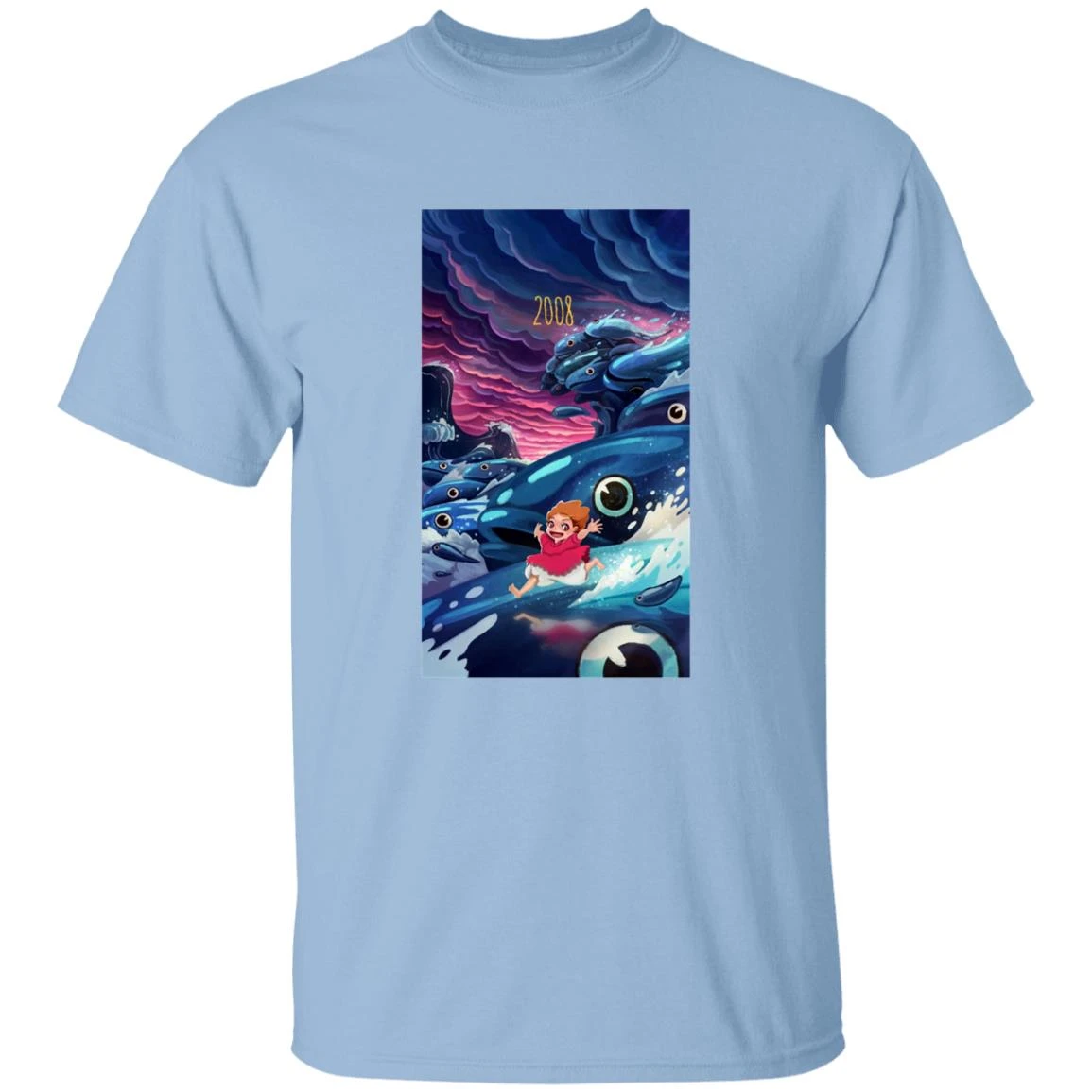 Ponyo 2008 Illustration T Shirt 1 Ponyo 2008 Illustration T Shirt