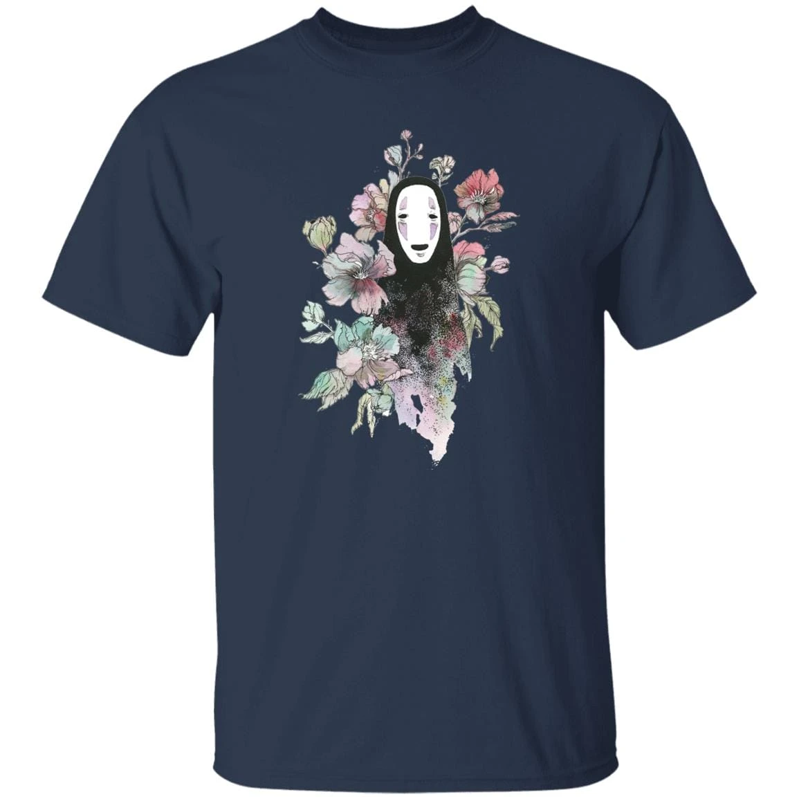 Spirited Away – Kaonashi By The Flowers T Shirt 15 Spirited Away – Kaonashi By The Flowers T Shirt - Image 15