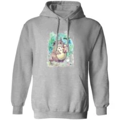 Totoro And Mei Watercolor Hoodie