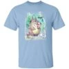 Totoro And Mei Watercolor T Shirt