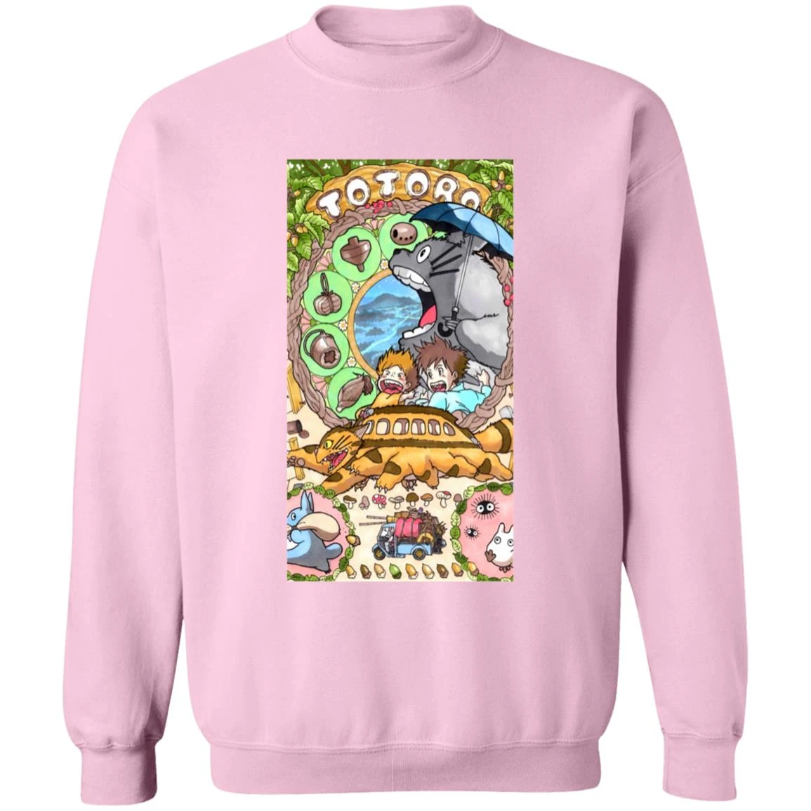 Totoro Portrait Art Sweatshirt 13 Totoro Portrait Art Sweatshirt - Image 13