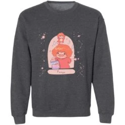 Ponyo On The Cliff By The Sea Fanart Sweatshirt -Ghibli redirect09192022130904 1