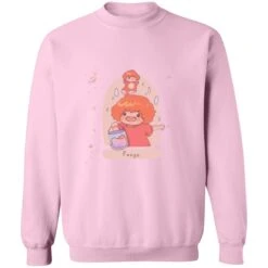 Ponyo On The Cliff By The Sea Fanart Sweatshirt -Ghibli redirect09192022130904 3
