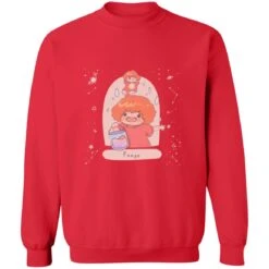 Ponyo On The Cliff By The Sea Fanart Sweatshirt -Ghibli redirect09192022130904 4