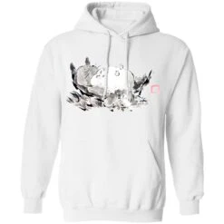 Sleeping Totoro Ink Painting Hoodie -Ghibli redirect10032021051057 1 1