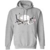 Sleeping Totoro Ink Painting Hoodie