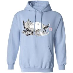 Sleeping Totoro Ink Painting Hoodie -Ghibli redirect10032021051057 5 1