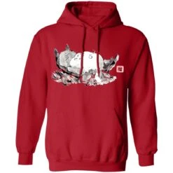 Sleeping Totoro Ink Painting Hoodie -Ghibli redirect10032021051057 8